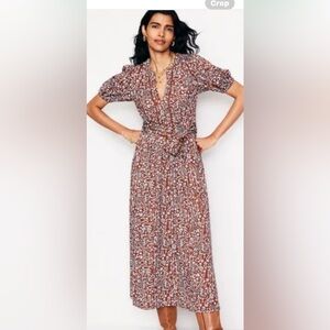 Boden Trim Smock Detail Dress size 10